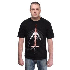 Star Wars Kylo Ren Graphic T-Shirt - Black - Size M - 100% Cotton